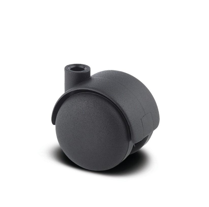 Dubbelhjul Svart 40 kg 50 MM