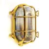 Gallerlampa oval mässing