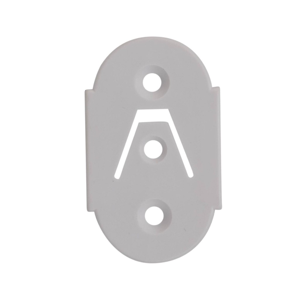 Fästplatta 9670-192 VIT 2 pack
