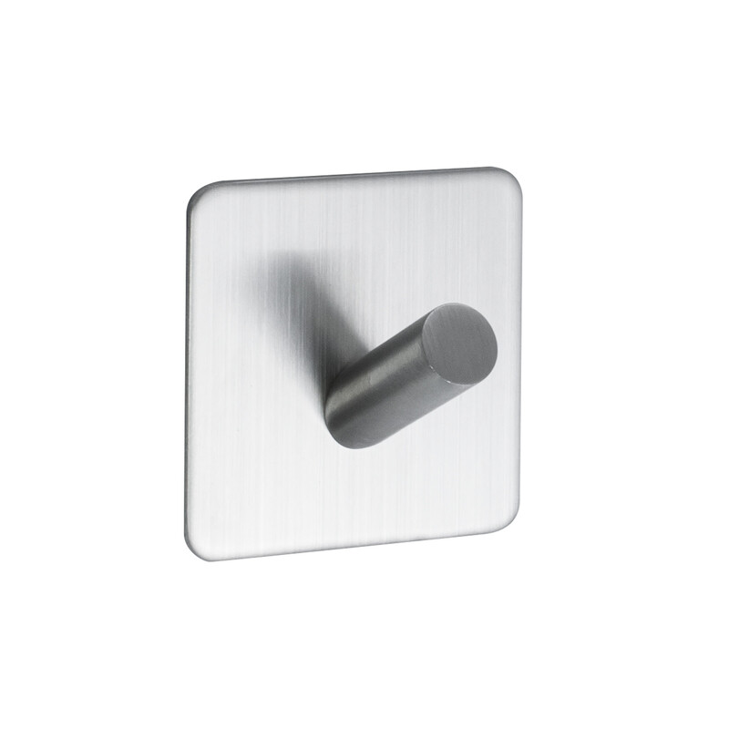 Självhäftande Enkelkrok Base 200 - Rostfri