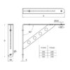 Konsol 25 Mattborstad Nickel - Bild 4