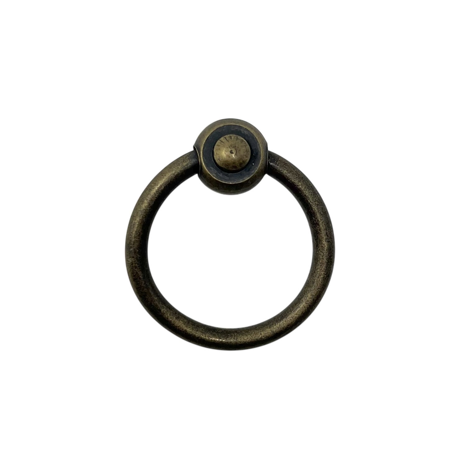 Ringhandtag 43 mm Antikbehandlad