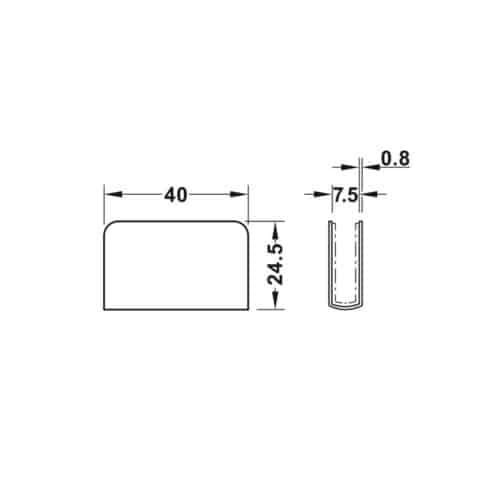Spegelhandtag Nickel 4-6mm - Bild 4