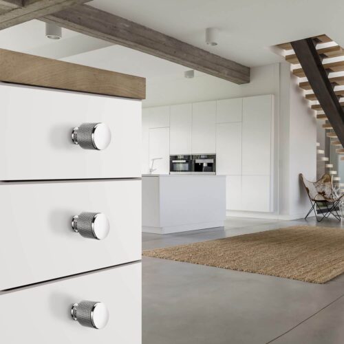Knopp Kastor 22mm Krom - Bild 2