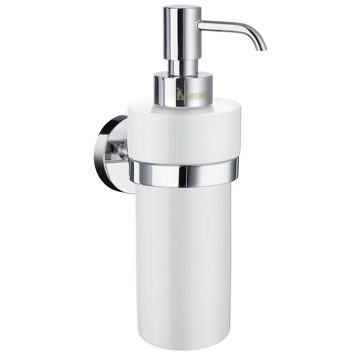HOME Tvålpump 200ml Frostat Glas/Krom