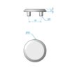Täckskylt Cylinder Nickel - Bild 2