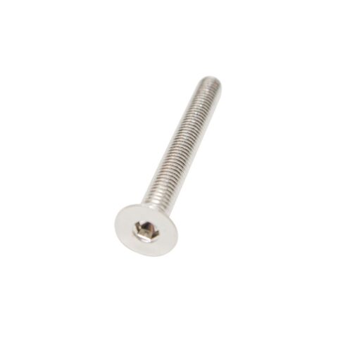 Möbelskruv M6 50mm Nickel