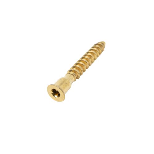 möbelskruv av mässing 7mm