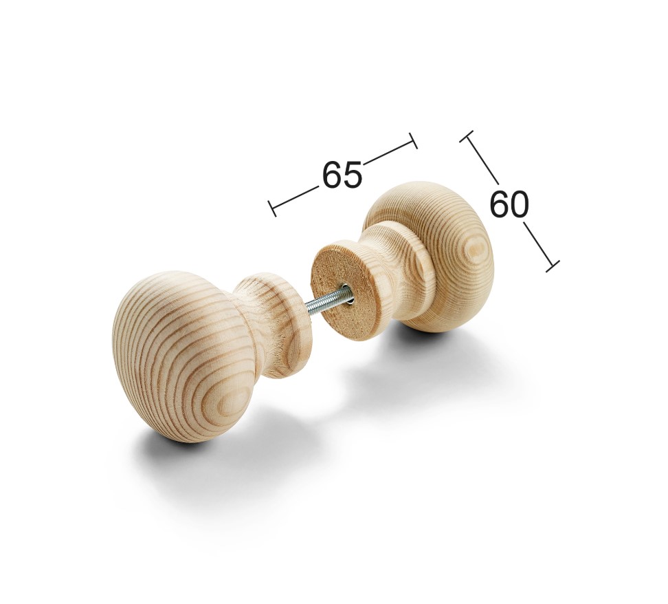 Bastuknopp Furu 60mm - Bild 2