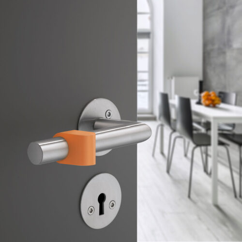Handtagsbuffert Orange Gummi 2-Pack - Bild 2