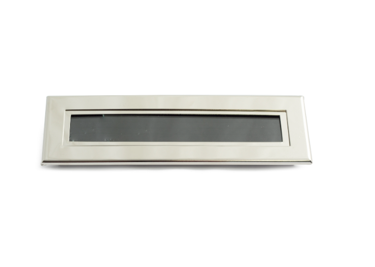 Brevinkast 12 Nickel 275x76 mm