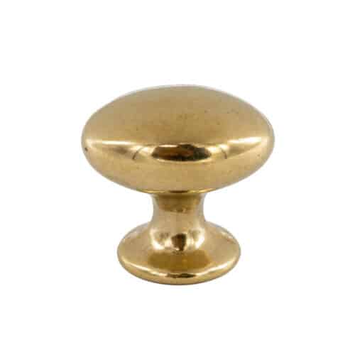 Knopp Karin 38x30mm Obehandlad Mässing