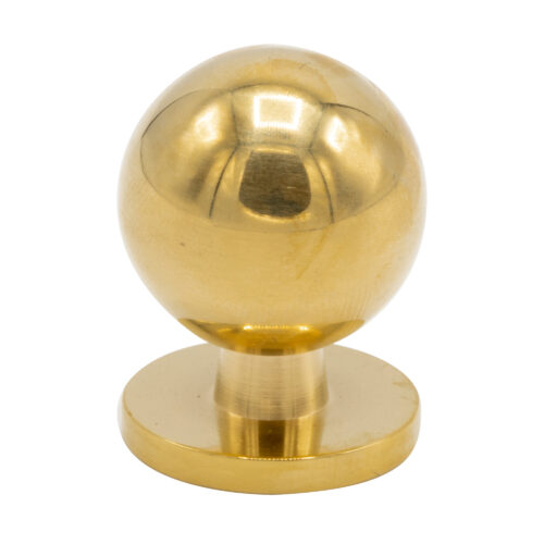 Knopp Elsa 25mm Obehandlad Polerad Mässing