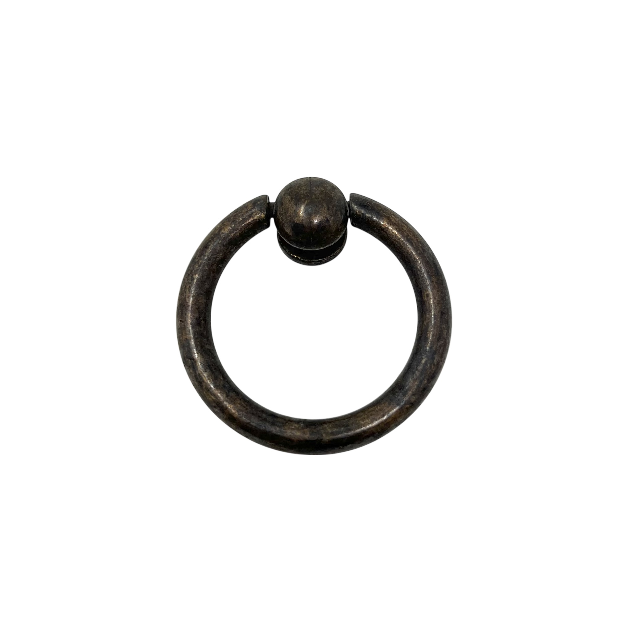 Ringhandtag 48 mm Antikbehandlad