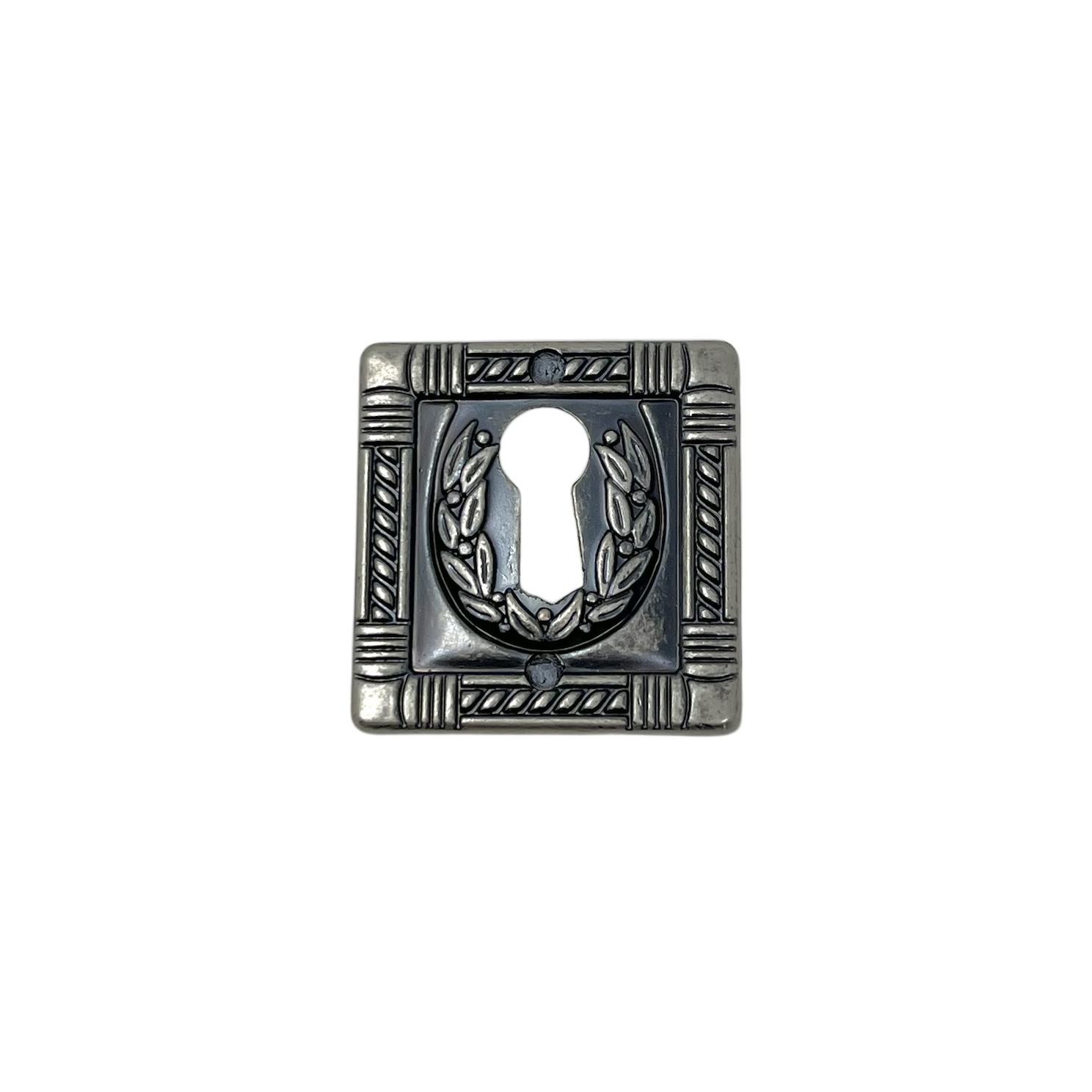 Nyckelskylt fyrkantig 34 x 34 mm Tennoxid