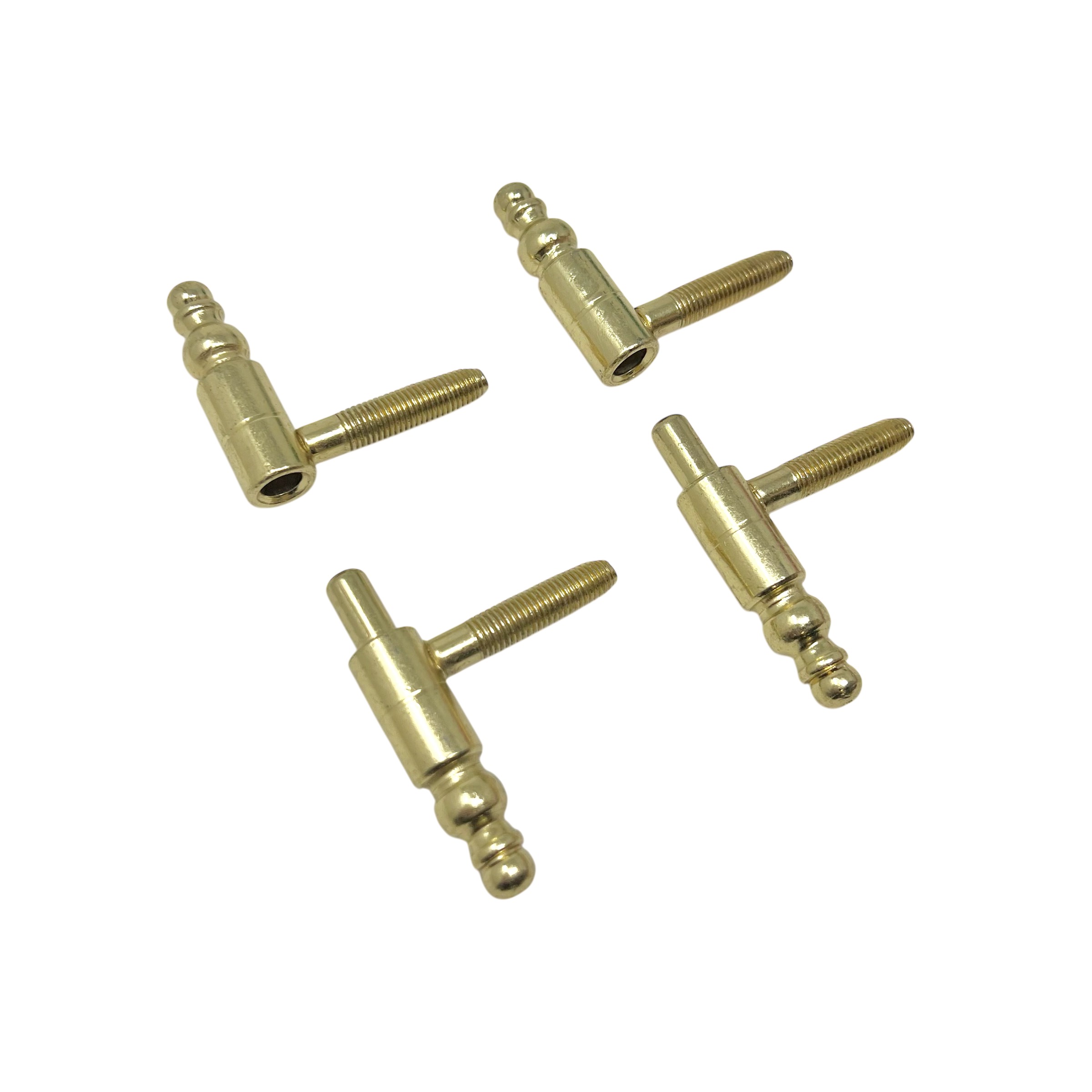 Pinngångjärn 8mm Mässing (2-Pack)