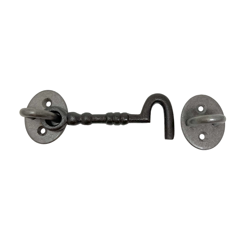 Kasthake/Hasp 100 mm obehandlad Gjutjärn