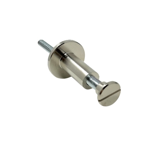 Ledstångsbeslag Mattborstad Nickel