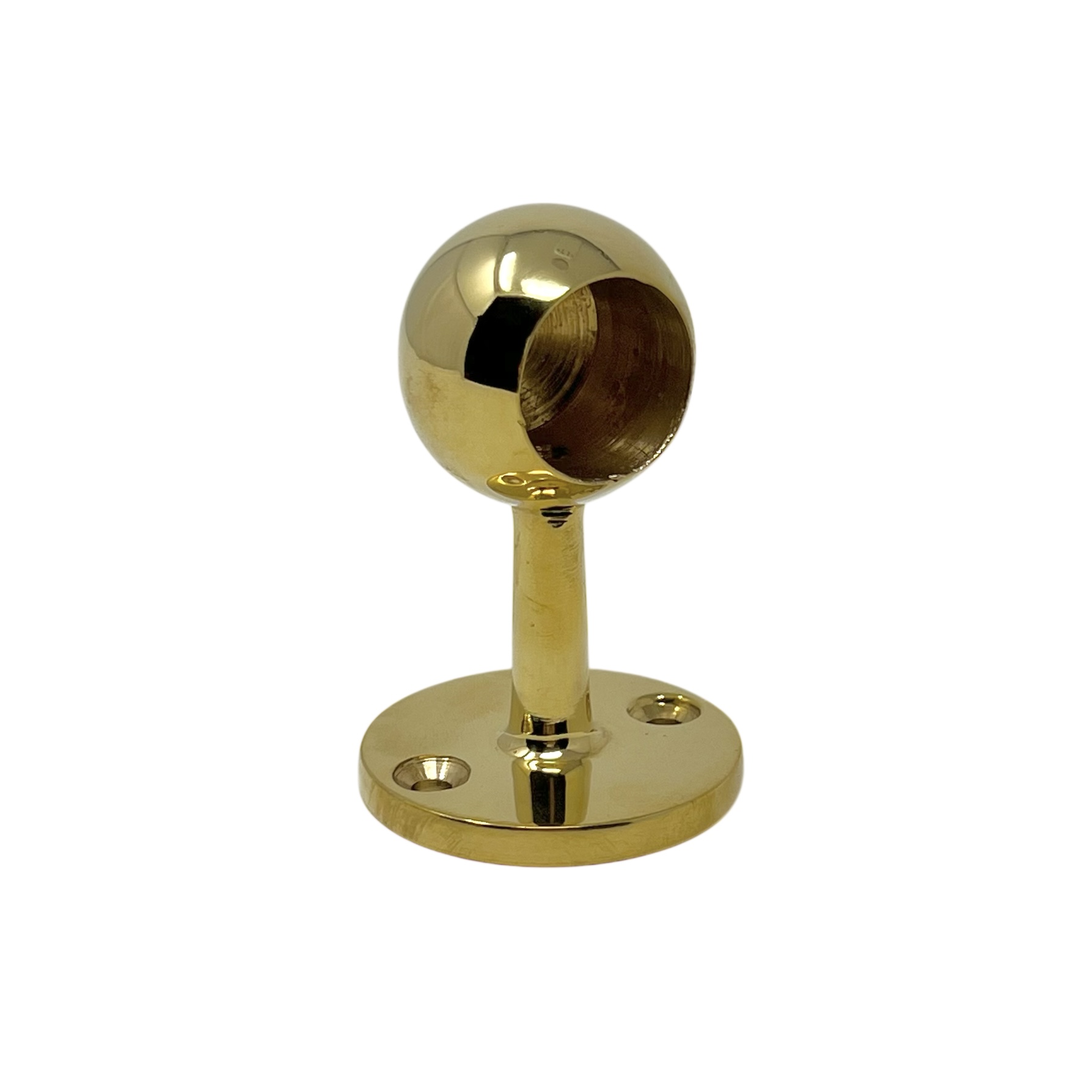 Ändstolpe Mässing 12,5 mm