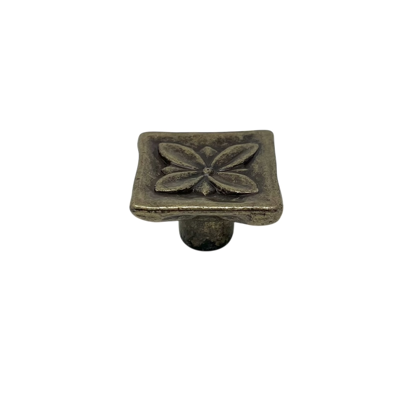 Knopp 35x35 mm Antikbehandlad