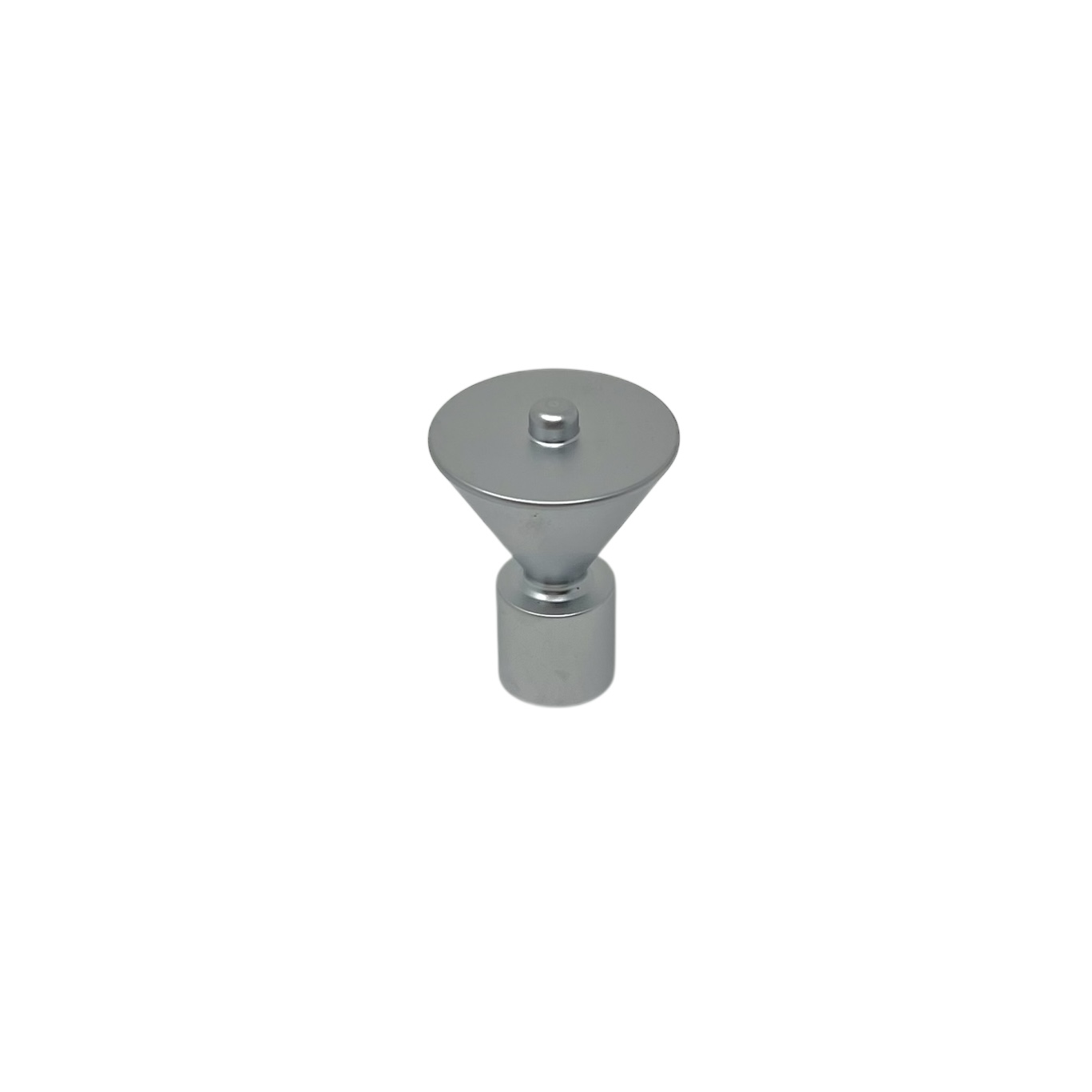 Knopp 20 mm Mattkrom