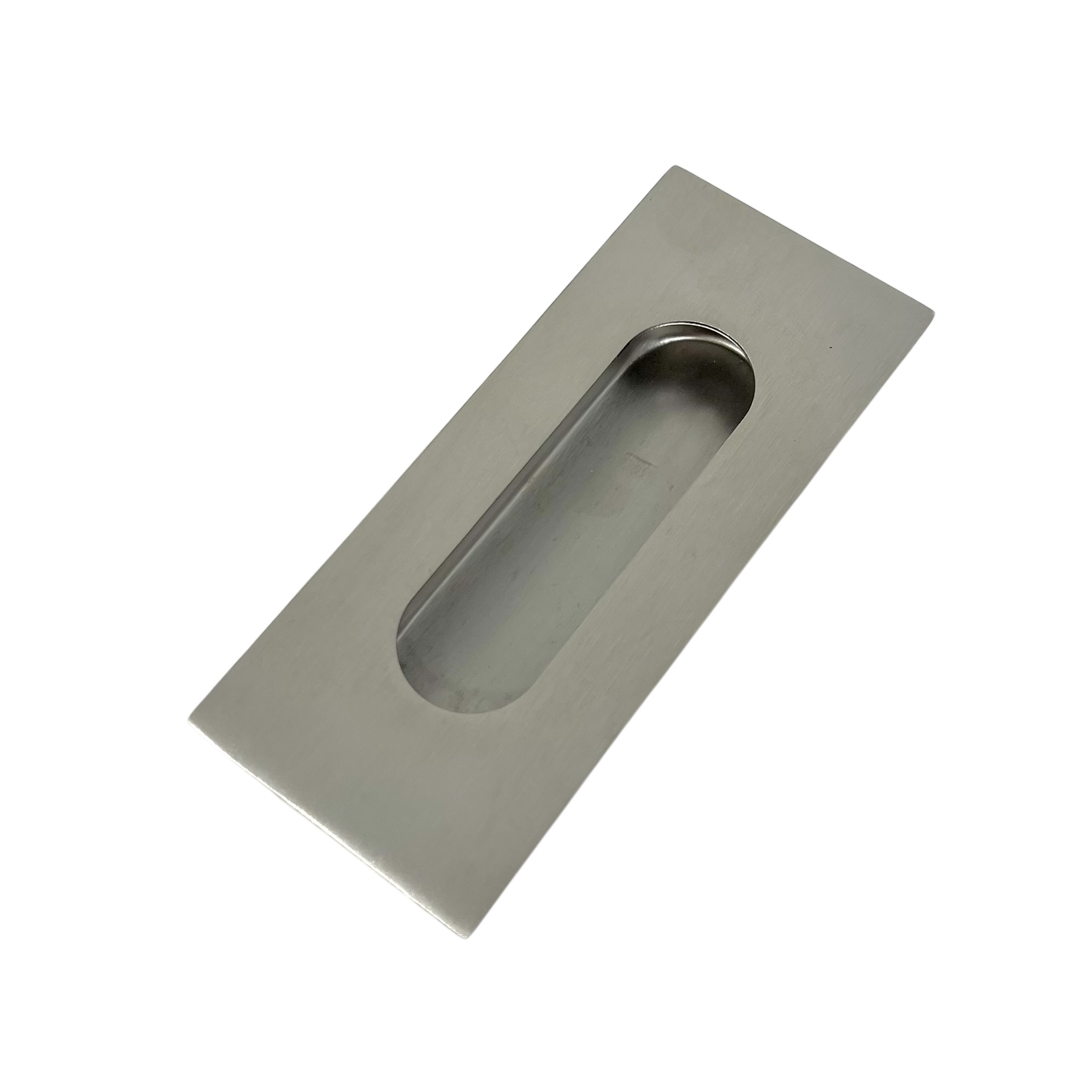 Skålhandtag Infälld 120 mm Rostfri