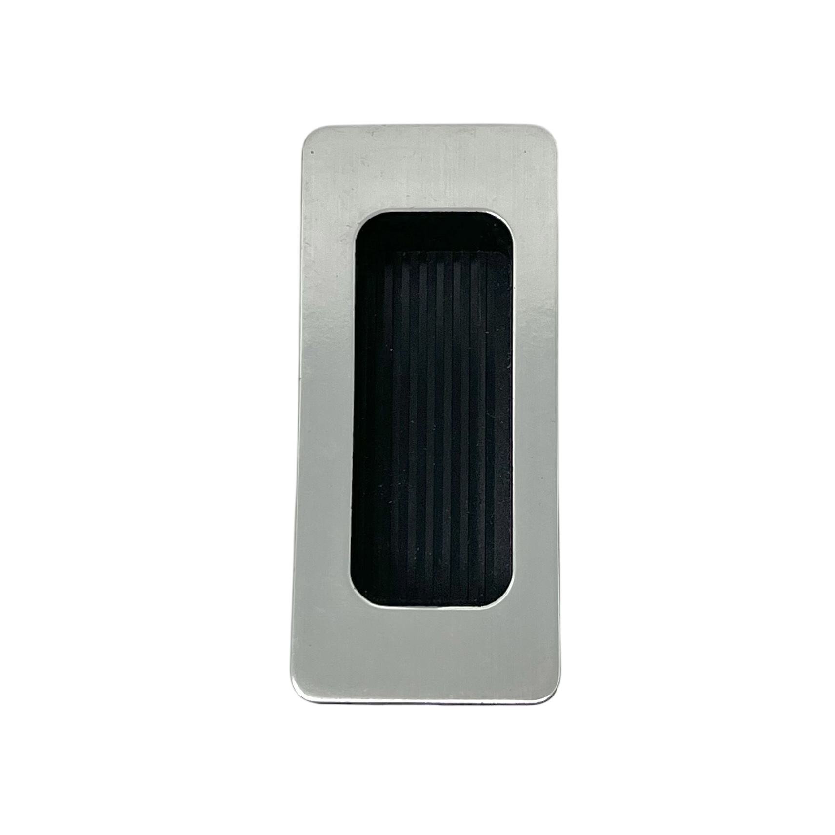 Skålhandtag Infälld 85 mm Silver