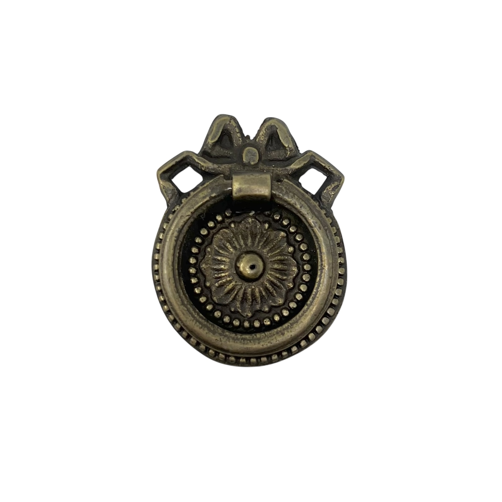 Ringhandtag 40 mm Antikbehandlad