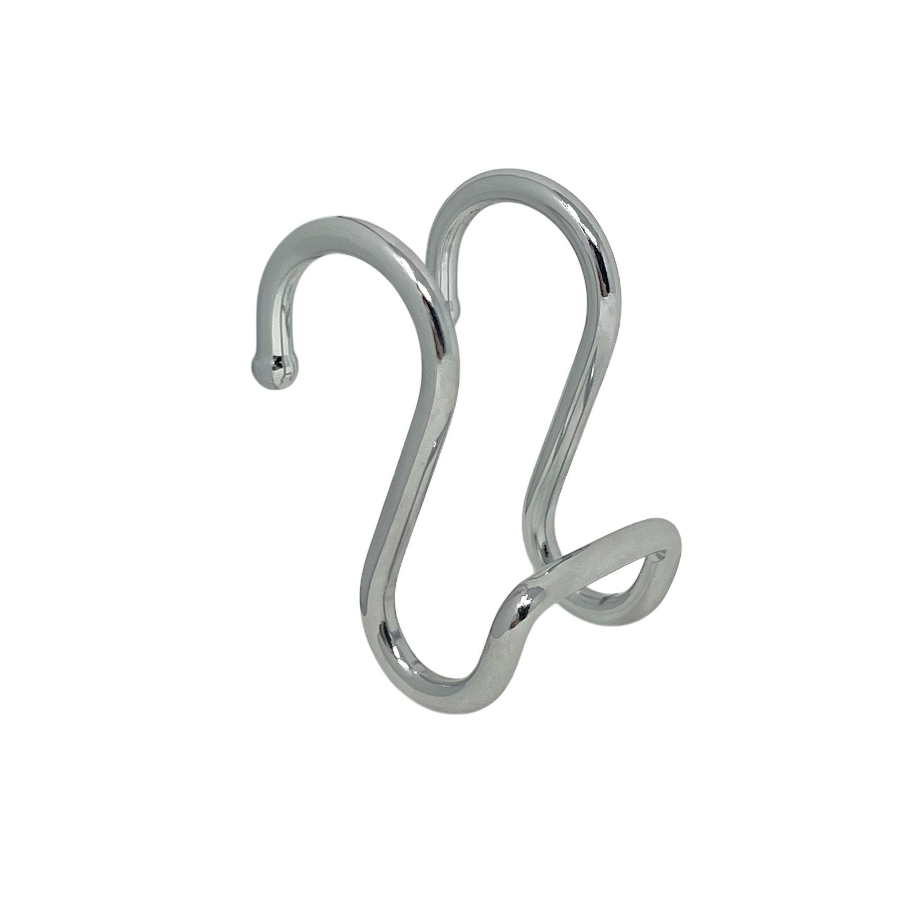 S-krok dubbel Krom 16 mm