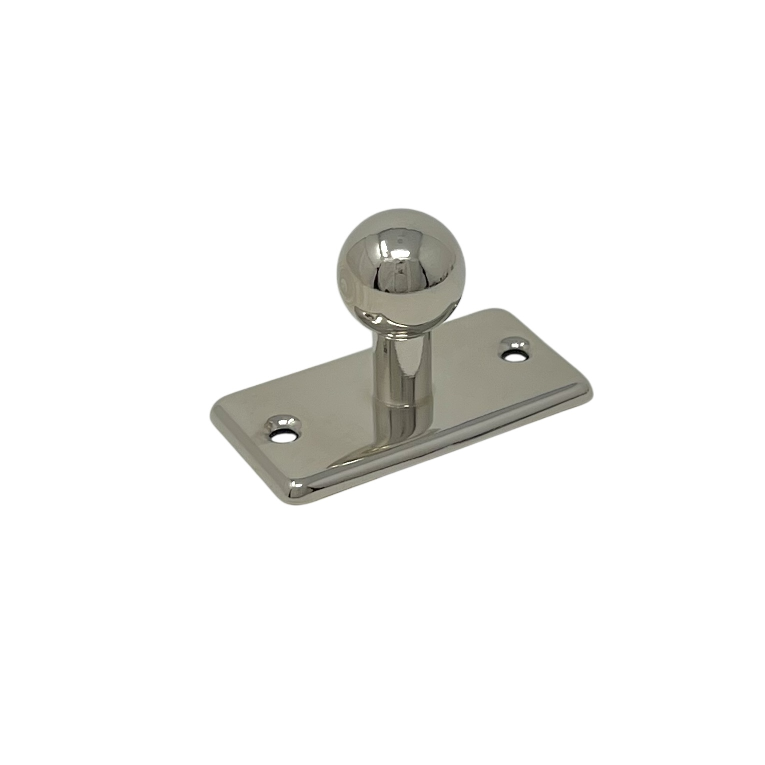 Lådknopp Rektangulär Nickel