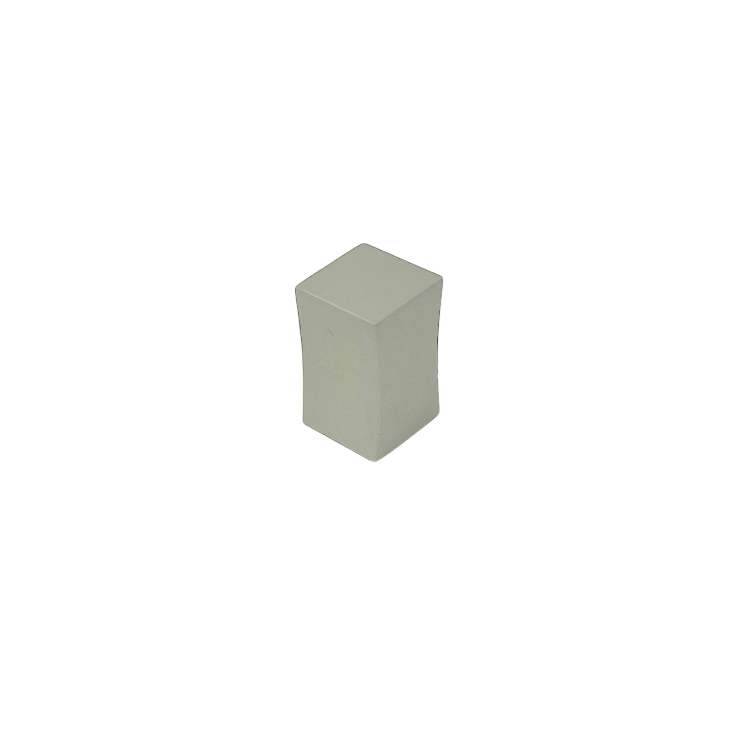 Knopp 14x14 mm Mattkrom