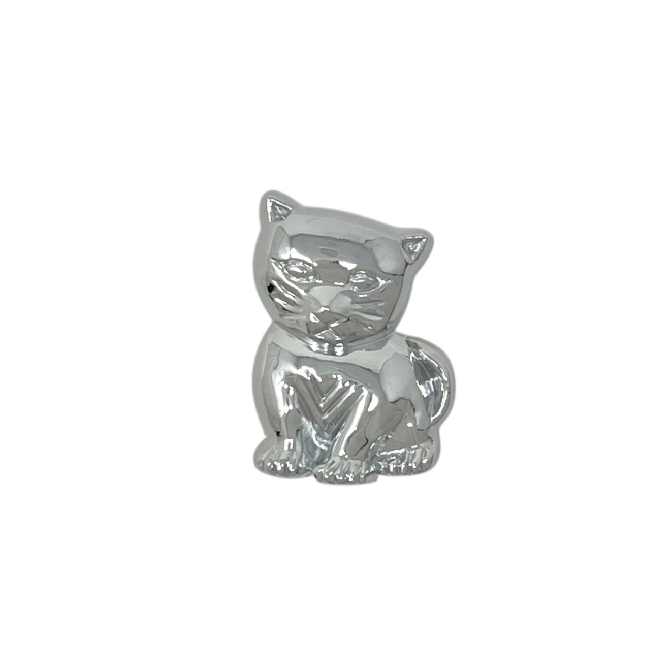 Barnknopp Katt Krom
