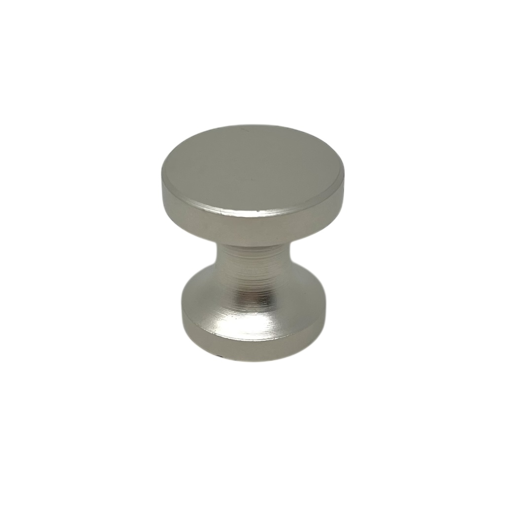 Knopp 25 mm Mattnickel