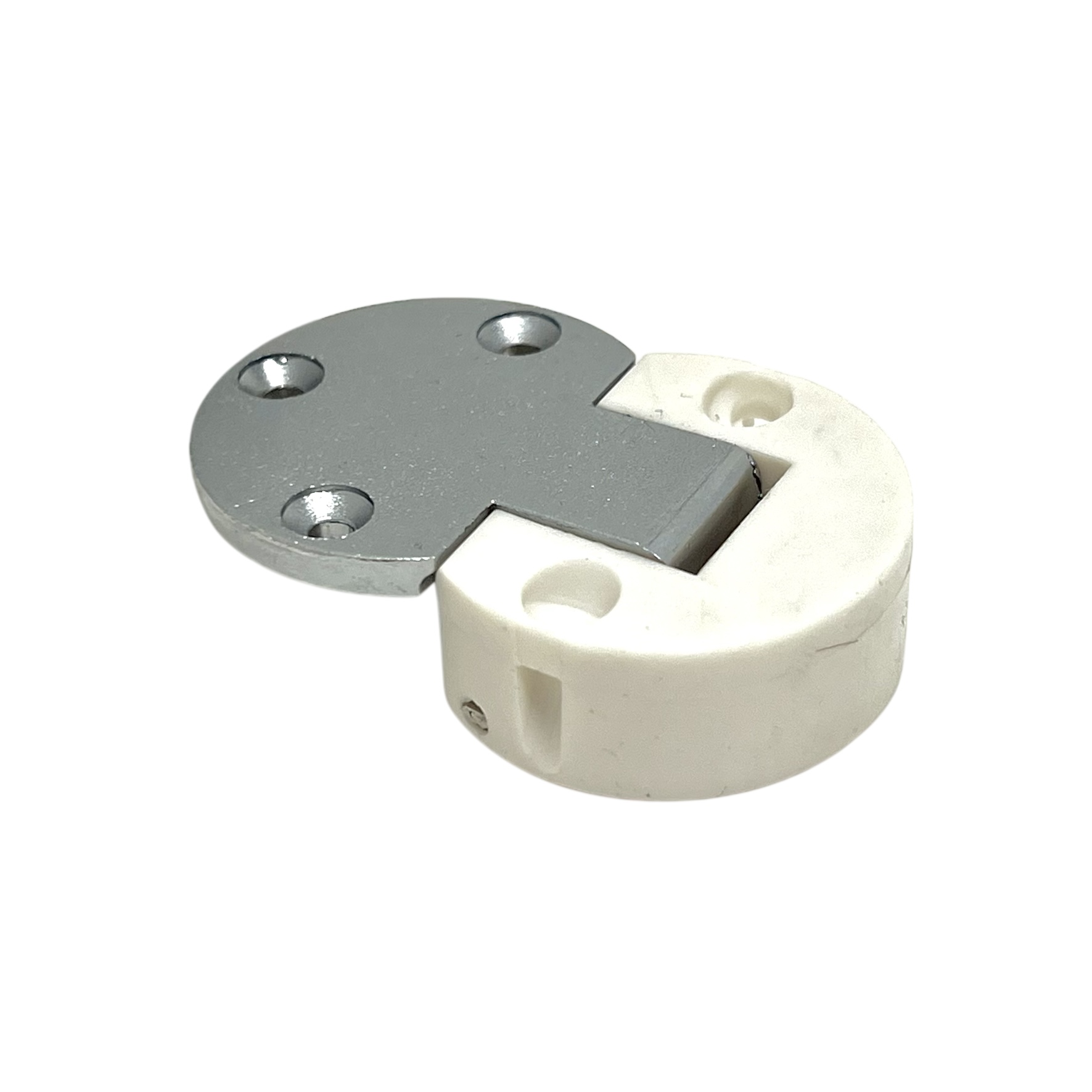 Klaffgångjärn Nickel/Plast