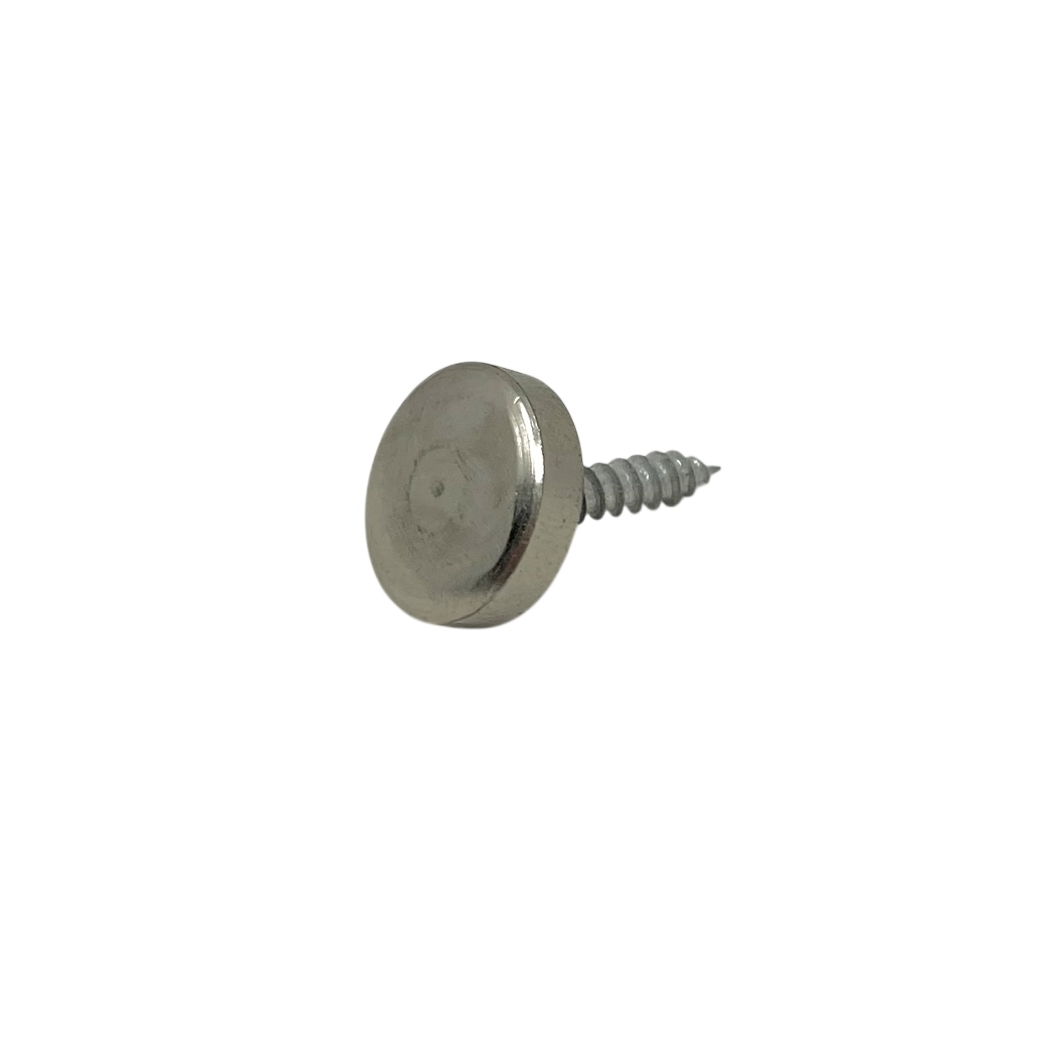 Täckhatt Mattborstad Nickel 15 mm