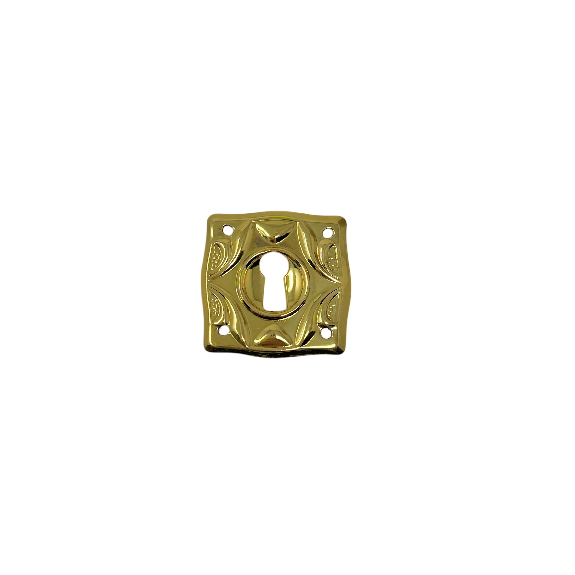 Nyckelskylt 33x33mm Mässing