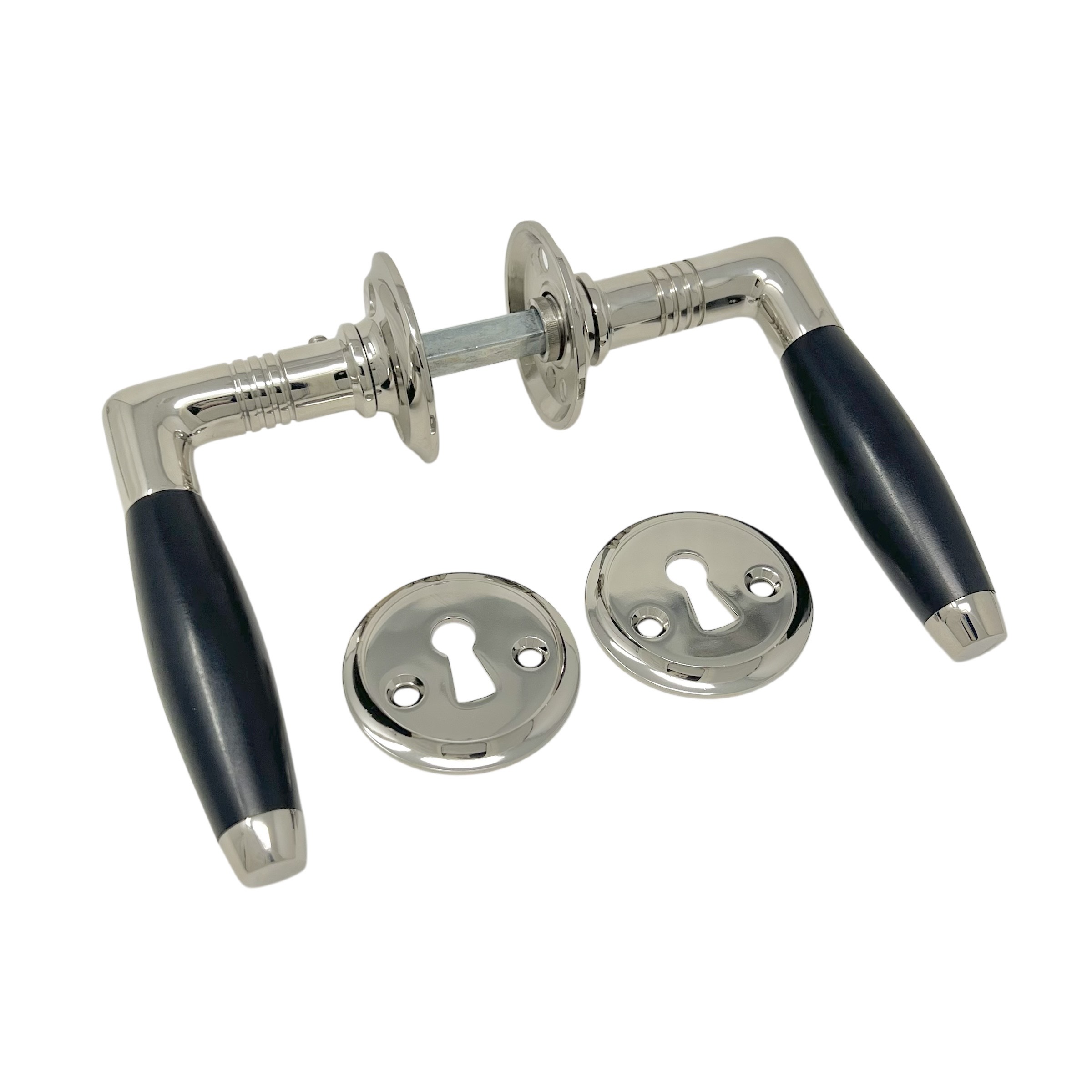 Dörrhandtag Nickel/Svart