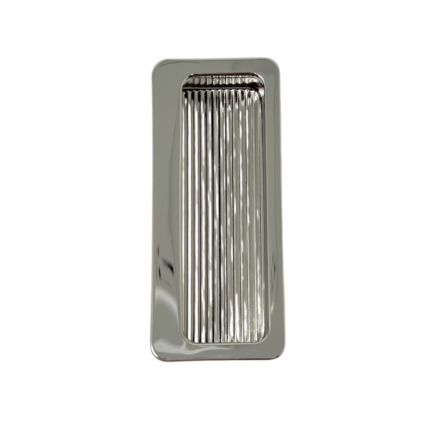 Skålhandtag Infälld 75 mm Krom