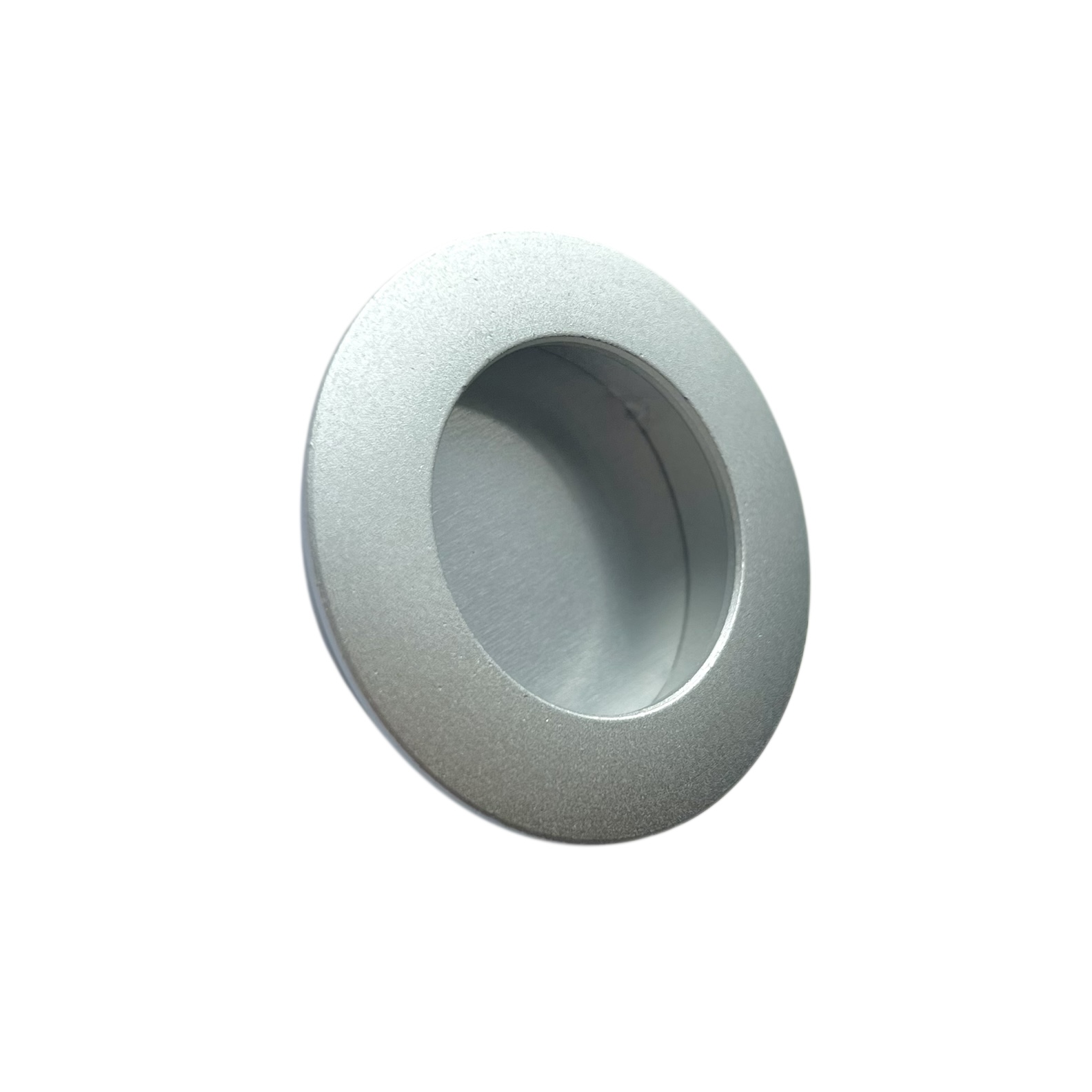 Skålhandtag Infälld Aluminium 2-Pack