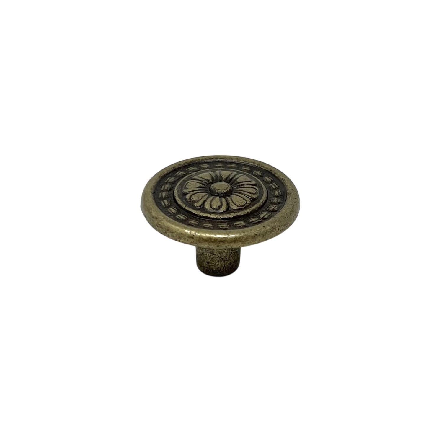 Knopp 28 mm Antikbehandlad