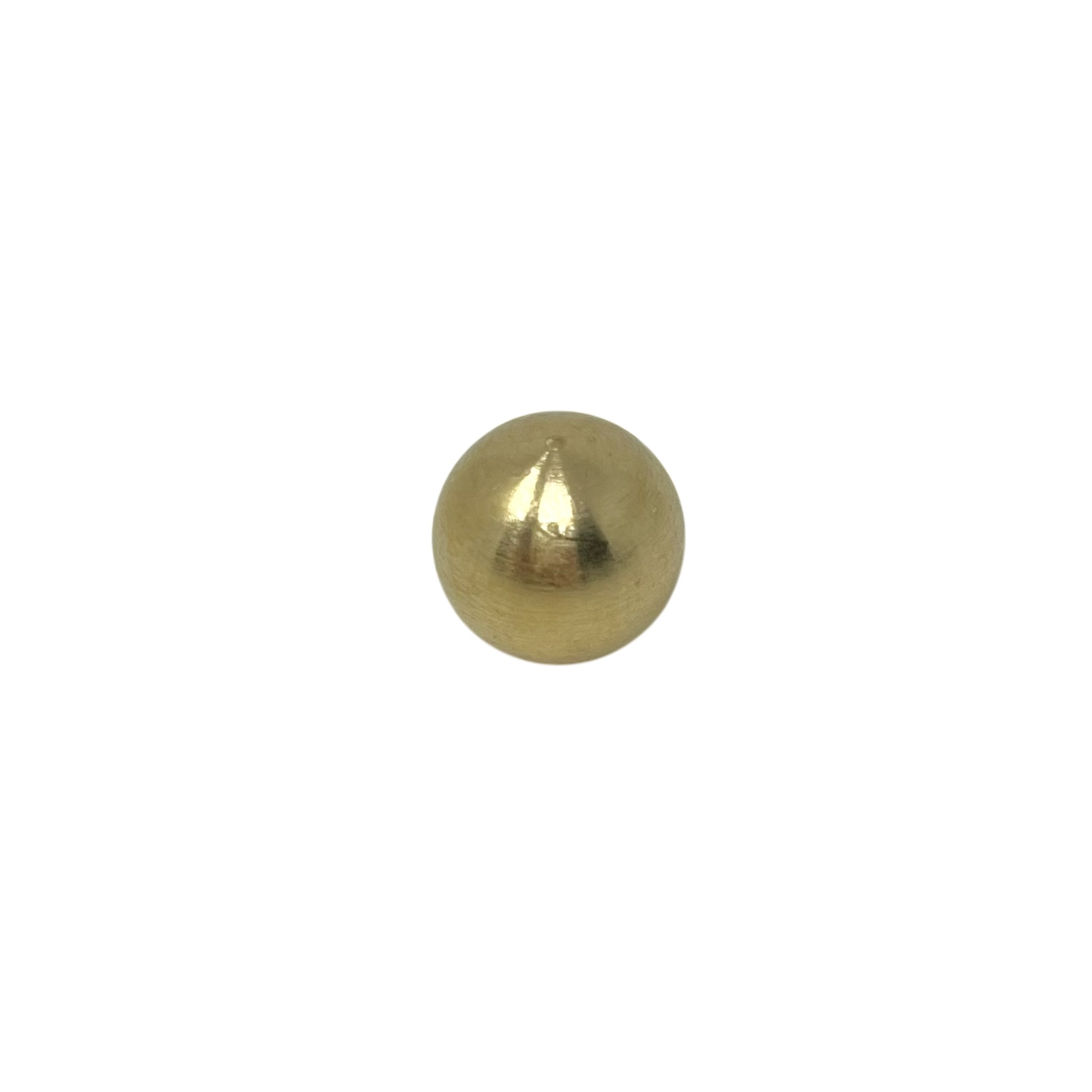 Mutter/kula mässing M6x14 mm