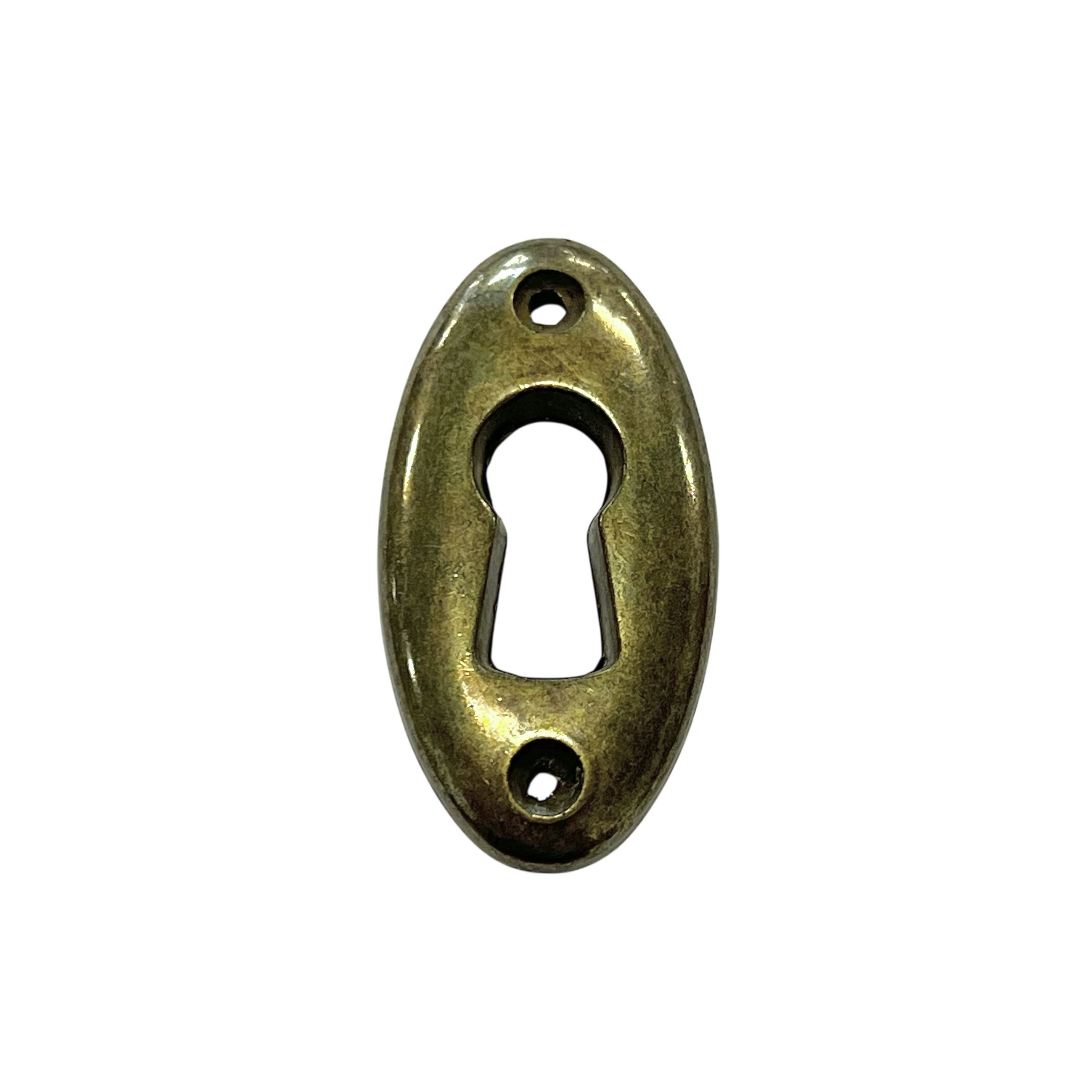 Nyckelskylt Oval 35x18mm Antikbehandlad
